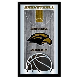 Southern Miss 15" x 26" Basketball Mirror by Holland Bar Stool Company, MBsktSouMis