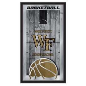 Wake Forest 15" x 26" Basketball Mirror by Holland Bar Stool Company, MBsktWakeFr