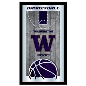 Washington 15" x 26" Basketball Mirror by Holland Bar Stool Company, MBsktWashUn