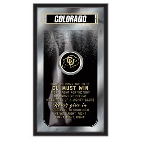 Colorado 26" x 15" Fight Song Mirror by Holland Bar Stool Company, MFghtColoUn