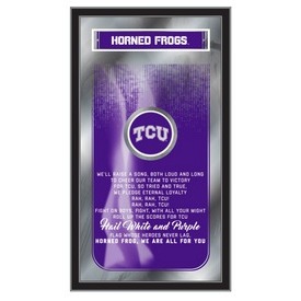 TCU 26" x 15" Fight Song Mirror by Holland Bar Stool Company, MFghtTexChr