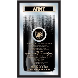 US Military Academy (ARMY) 26" x 15" Fight Song Mirror by Holland Bar Stool Company, MFghtUSMilA