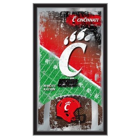 Cincinnati 15" x 26" Football Mirror by Holland Bar Stool Company, MFtblCincin