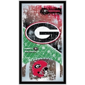 Georgia 15" x 26" Football Mirror by Holland Bar Stool Company, MFtblGA-Un
