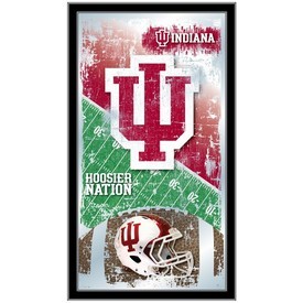 Indiana 15" x 26" Football Mirror by Holland Bar Stool Company, MFtblIndnaU