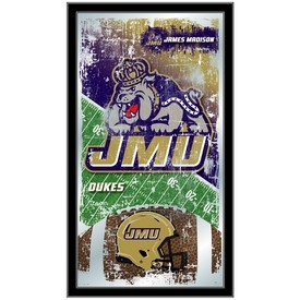 James Madison 15" x 26" Football Mirror by Holland Bar Stool Company, MFtblJmsMad