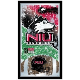 Northern Illinois 15" x 26" Football Mirror by Holland Bar Stool Company, MFtblNorIll