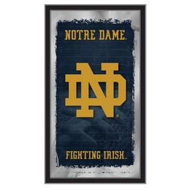 Notre Dame 15" x 26" Football Mirror by Holland Bar Stool Company, MFtblNotreD