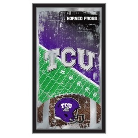 TCU 15" x 26" Football Mirror by Holland Bar Stool Company, MFtblTexChr