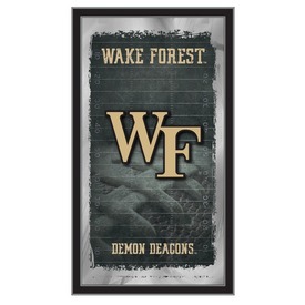 Wake Forest 15" x 26" Football Mirror by Holland Bar Stool Company, MFtblWakeFr