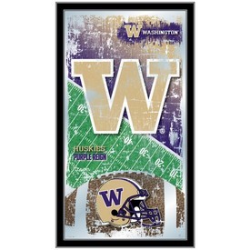 Washington 15" x 26" Football Mirror by Holland Bar Stool Company, MFtblWashUn