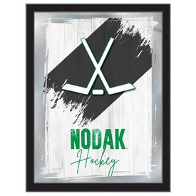University of North Dakota (Hockey) 17"x22" Logo Wall Mirror, MLogo08NorDakHky