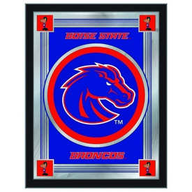 Boise State University 17"x22" Logo Wall Mirror by Holland Bar Stool Company, AGS-MLogoBoiseS Boise State University 17"x22" Logo Wall Mirror by Holland Bar Stool Company, AGS-MLogoBoiseS