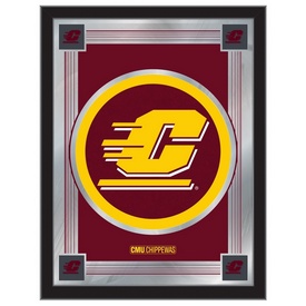Central Michigan University 17"x22" Logo Wall Mirror by Holland Bar Stool Company, AGS-MLogoCenMic Central Michigan University 17"x22" Logo Wall Mirror by Holland Bar Stool Company, AGS-MLogoCenMic
