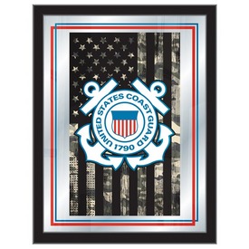 United States Coast Guard 17"x22" Logo Wall Mirror by Holland Bar Stool Company, AGS-MLogoCstGrd United States Coast Guard 17"x22" Logo Wall Mirror by Holland Bar Stool Company, AGS-MLogoCstGrd