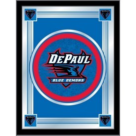 DePaul University 17"x22" Logo Wall Mirror by Holland Bar Stool Company, AGS-MLogoDePaul DePaul University 17"x22" Logo Wall Mirror by Holland Bar Stool Company, AGS-MLogoDePaul