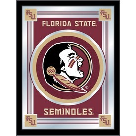 Florida State (Head) 17" x 22" Logo Mirror by Holland Bar Stool Company, MLogoFSU-HD