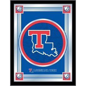 Louisiana Tech University 17"x22" Logo Wall Mirror by Holland Bar Stool Company, AGS-MLogoLaTech Louisiana Tech University 17"x22" Logo Wall Mirror by Holland Bar Stool Company, AGS-MLogoLaTech