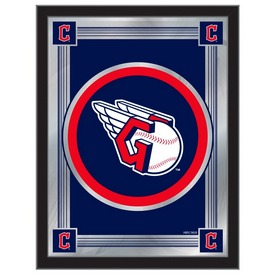Cleveland Guardians 17"x22" Logo Wall Mirror by Holland Bar Stool, AGS-MLogoMLBCle Cleveland Guardians 17"x22" Logo Wall Mirror by Holland Bar Stool, AGS-MLogoMLBCle