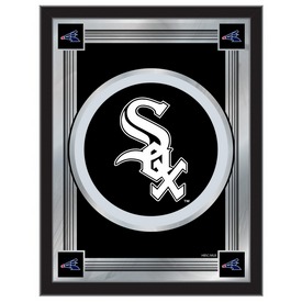 Chicago White Sox 17"x22" Logo Wall Mirror by Holland Bar Stool, AGS-MLogoMLBWSx Chicago White Sox 17"x22" Logo Wall Mirror by Holland Bar Stool, AGS-MLogoMLBWSx