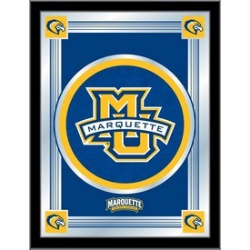 Marquette University 17"x22" Logo Wall Mirror by Holland Bar Stool Company, AGS-MLogoMrqtte Marquette University 17"x22" Logo Wall Mirror by Holland Bar Stool Company, AGS-MLogoMrqtte