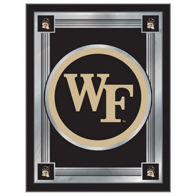 Wake Forest 17" x 22" Logo Mirror by Holland Bar Stool Company, MLogoWakeFr
