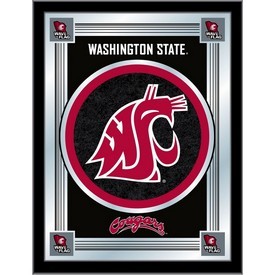 Washington State University 17"x22" Logo Wall Mirror by Holland Bar Stool Company, AGS-MLogoWashSt Washington State University 17"x22" Logo Wall Mirror by Holland Bar Stool Company, AGS-MLogoWashSt