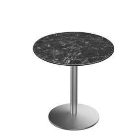 Indoor/Outdoor 30" Tall OD214 Stainless Steel Table Base with 22" Diameter foot and 32" Diameter Indoor/Outdoor Top by the Holland Bar Stool Co., AGS-OD214-2230SSODS32RBM Indoor/Outdoor 30" Tall OD214 Stainless Steel Table Base with 22" Diameter foot and 32" Diameter Indoor/Outdoor Top by the Holland Bar Stool Co., AGS-OD214-2230SSODS32RBM