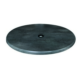 30" Diameter, Indoor/Outdoor All-Season EnduroTop Table Top with Umbrella Hole by the Holland Bar Stool Co., AGS-OD30RBlkStlU 30" Diameter, Indoor/Outdoor All-Season EnduroTop Table Top with Umbrella Hole by the Holland Bar Stool Co., AGS-OD30RBlkStlU
