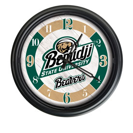 Bemidji State University Indoor/Outdoor LED Wall Clock by Holland Bar Stool Co., ODClk14BK-08BmijSt