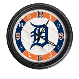 Detroit Tigers Indoor/Outdoor LED Wall Clock, ODClk14BK-08MLBDet