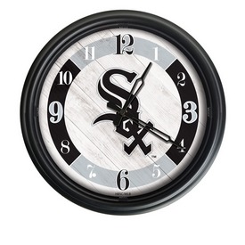 Chicago White Sox Indoor/Outdoor LED Wall Clock, ODClk14BK-08MLBWSx