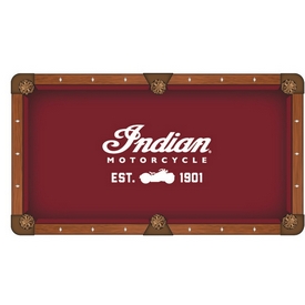 Indian Motorcycle (Script) Pool Table Cloth by HBS