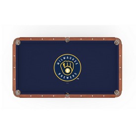 Milwaukee Brewers Pool Table Cloth by Holland Bar Stool, AGS-PCL7MLBMil