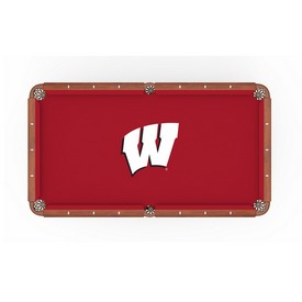 Wisconsin W Pool Table Cloth by HBS