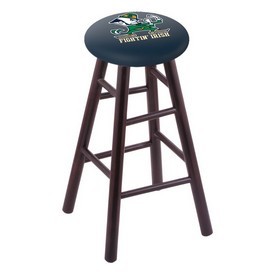 Stool with Notre Dame (Leprechaun) Logo Seat by Holland Bar Stool Co., RCMSDCND-Lep Stool with Notre Dame (Leprechaun) Logo Seat by Holland Bar Stool Co., RCMSDCND-Lep