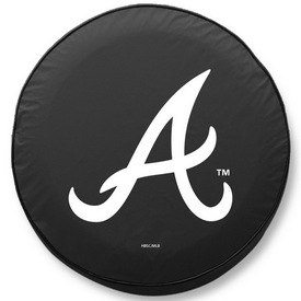 Atlanta Braves Vinyl Tire Cover, AGS-TCAMLBAtlBK Atlanta Braves Vinyl Tire Cover, AGS-TCAMLBAtlBK