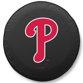 Philadelphia Phillies Vinyl Tire Cover, AGS-TCAMLBPhiBK Philadelphia Phillies Vinyl Tire Cover, AGS-TCAMLBPhiBK