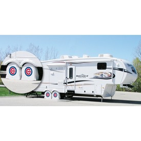 Chicago Cubs Vinyl Tire Shade, AGS-TSAMLBCubWT