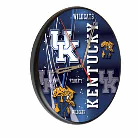 Kentucky Digitally Printed Wood Clock by the Holland Bar Stool Co., WClkPBlkKentky