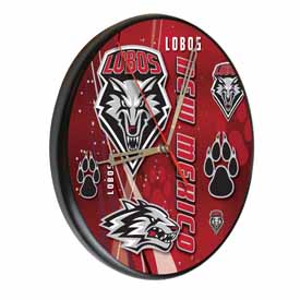 New Mexico Digitally Printed Wood Clock by the Holland Bar Stool Co., WClkPBlkNewMex