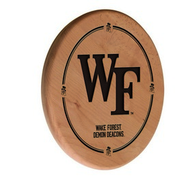 Wake Forest Laser Engraved Wood Sign by the Holland Bar Stool Co., WSgnLNatWakeFr