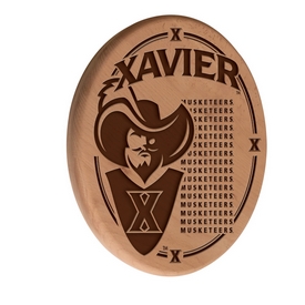 Xavier Laser Engraved Wood Sign by the Holland Bar Stool Co., WSgnLNatXavier