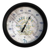 University of Arizona Indoor/Outdoor LED Thermometer by Holland Bar Stool Company, ODThrm14BK-08ArizUn