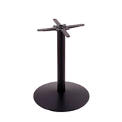 214 Black Cast Iron Table Height Base with 22