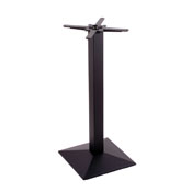 217 Black Cast Iron Bar Height Base with Square Foot by Holland Bar Stool Company, 21742BW