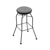 3020 Swivel Stool with Black Wrinkle Finish and Graph Alpine Seat, AGS-302025BW020