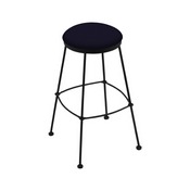 3030 Stationary Stool with Black Wrinkle Finish and Canter Twilight Seat, AGS-303025BW002