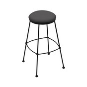 3030 Stationary Stool with Black Wrinkle Finish and Canter Storm Seat, AGS-303025BW004