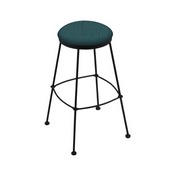 3030 Stationary Stool with Black Wrinkle Finish and Graph Tidal Seat, AGS-303025BW022